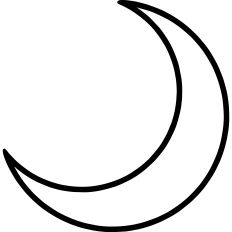Lineart moon