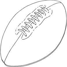 American football ball