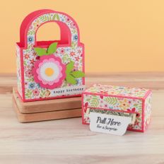 Money Roll Gift Bag Flowers 2