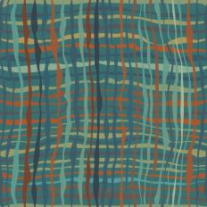 Uneven woven net of ragged lines in rustic colors