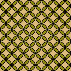 Retro Astroids Forming Circles