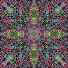 Colorful Abstract Mosaic Like Repeat 