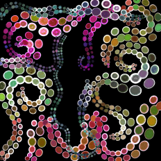 Colorful Party Art Abstract Background 