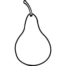 Pear Minimal Linework