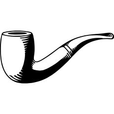 Magritte Pipe Illustration