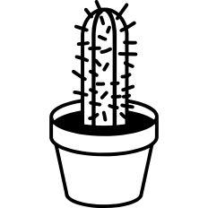 Cactus Linework