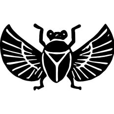 Scarab vintage illustration