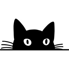Black cat Illustration