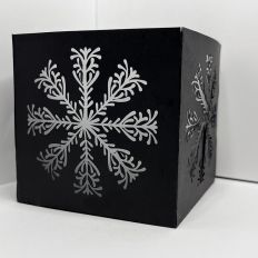 Fancy Snowflake Luminary Lantern Candle Holder