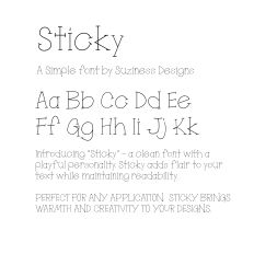 Sticky: A Clean and Playful Typeface Infused with Personality. Font