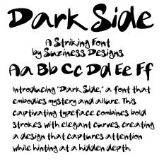 Dark Side Captivating Font
