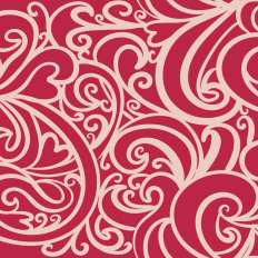 Scrolly Fancy Valentine Digital Repeat  Design