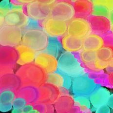 Lively Colorful Party Art Digital Background Multiuse Design 