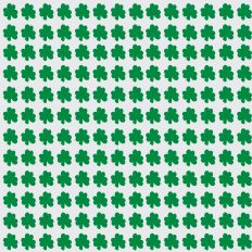 Simple Green Shamrocks Design