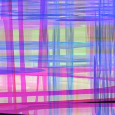 Bright and Playful Abstract Painterly Plaid Background 
