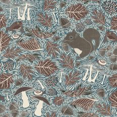 Forest Flora and Fauna Background Seamless Repeat