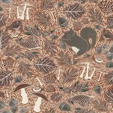 Forest Flora and Fauna Background Seamless Repeat