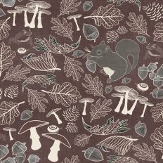Forest Flora and Fauna Background Seamless Repeat