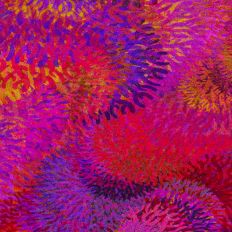 Vibrant Coral Abstract Background Design