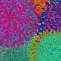 Vibrant Coral Abstract Background Design 