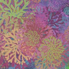 Vibrant Coral Abstract Background Design 