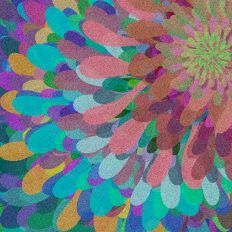 Floral like Coral Abstract Background Design 