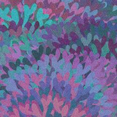 Abstract Coral Background Design in Lavrnder purples and Mauves