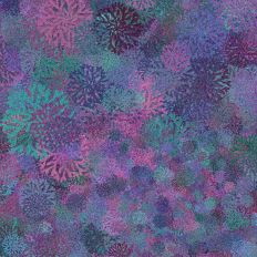 Coral Abstract Background Design in Pinks, Purples and Blues 