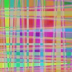 Bright Happy Colorful Painterly Plaid Vibrant Spring Vibes 