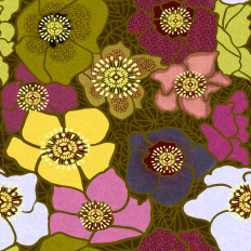 Elegant Spring Hellebores Lenten Roses Printable  Background