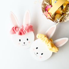 Printable Bunny Scrunchie Holder – Cute Easter Gift Idea - Cutfile and Printable