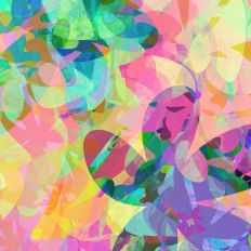 Vibrant Colorful Abstract Art Background Design