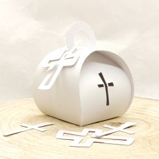 Gift Box Template - Treatbox for Religious Events like Wedding or First Communion