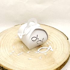 Gift Box for religious events like first communion, wedding, christening - Fishes