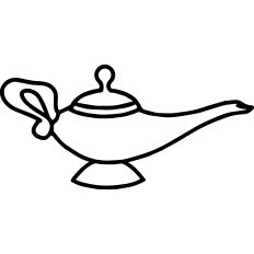 Genie Lamp Linework