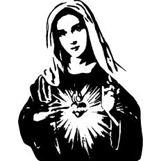 Holy Mary Graffiti