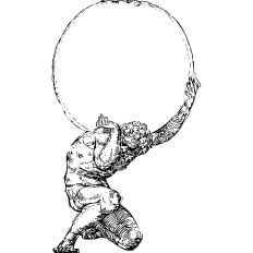 Atlas Vintage Illustration