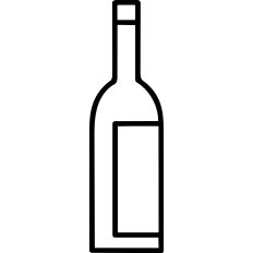 Wine bottle Minimal Design