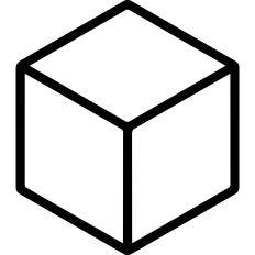 Cube lineart