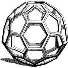 Geometry sphere vintage illustration