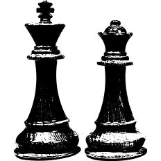 Chess monarchs King and Queen