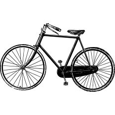 Vintage bicycle illustration