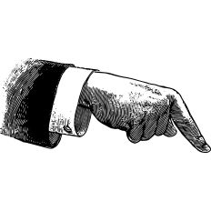 Pointing Hand illustration