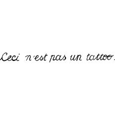 Magritte - This is not a tattoo 