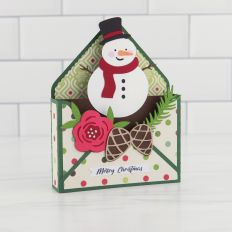 Box Card Envelope Christmas Snowman