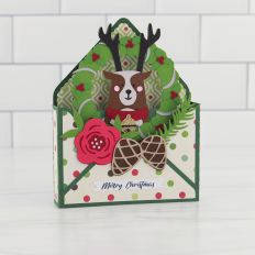 Box Card Envelope Christmas Reindeer