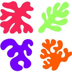 Abstract Coral Shapes