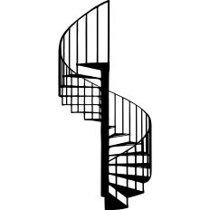 Ascending Spiral staircase 