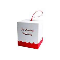 In loving memory Christmas ornament box
