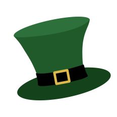 Top Hat for St Patricks Day - Silhouette Cutting File